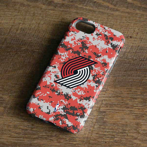 NBA Portland Trail Blazers Digi Camo iPhone 8 Pro Case