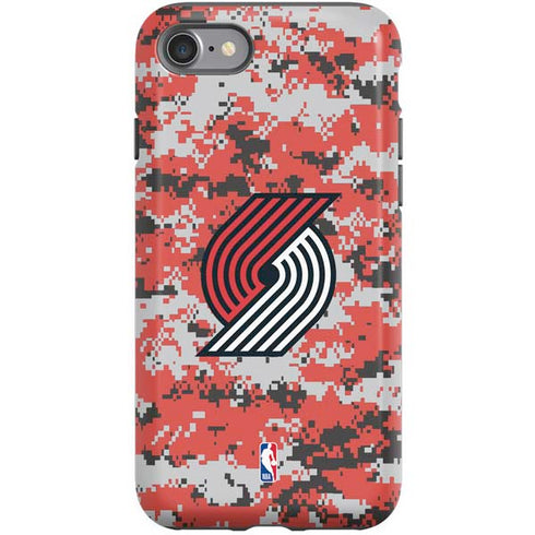 NBA Portland Trail Blazers Digi Camo iPhone SE (2nd & 3rd Gen) Pro Case
