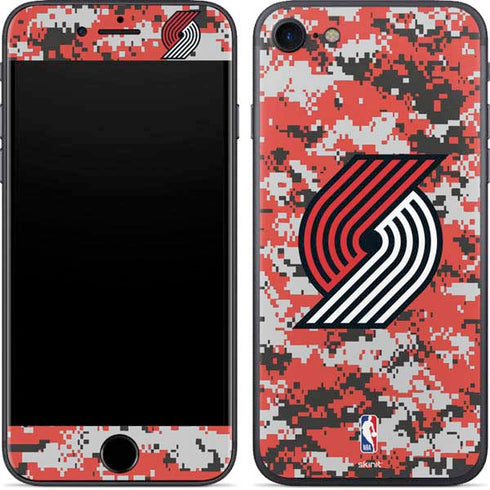 NBA Portland Trail Blazers Digi Camo iPhone SE (2nd & 3rd Gen) Skin