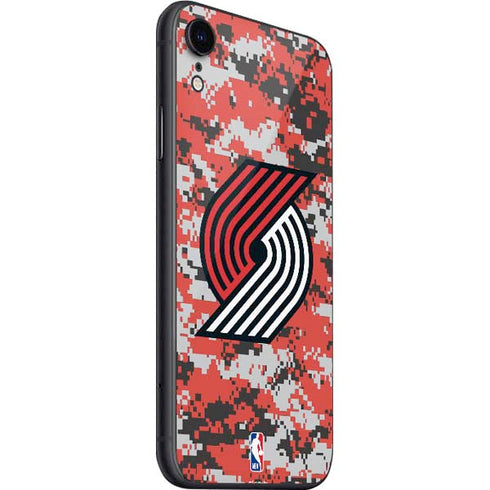NBA Portland Trail Blazers Digi Camo iPhone SE (2nd & 3rd Gen) Skin