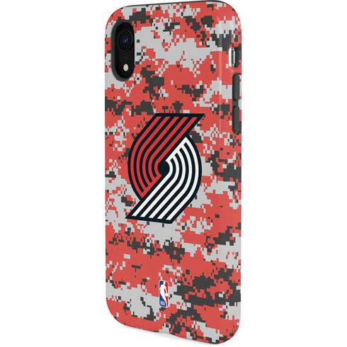NBA Portland Trail Blazers Digi Camo iPhone XR Pro Case