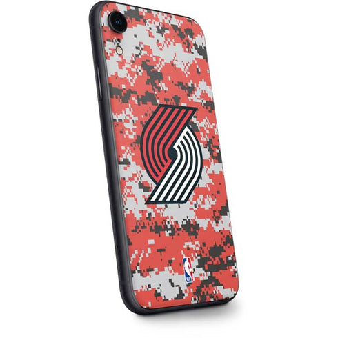 NBA Portland Trail Blazers Digi Camo iPhone XR Skin