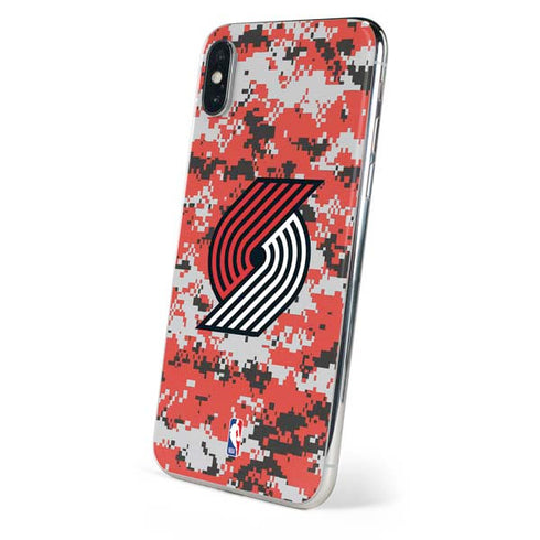 NBA Portland Trail Blazers Digi Camo iPhone XS Max Skin