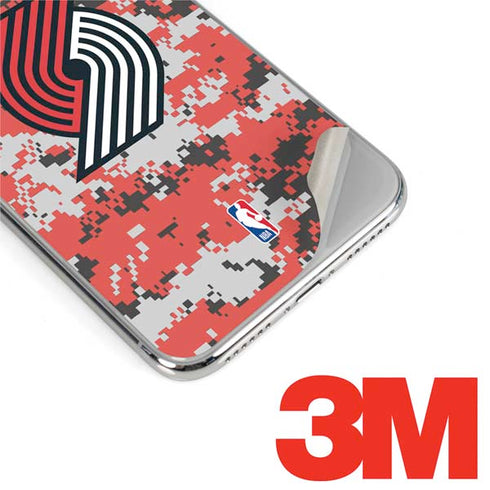 NBA Portland Trail Blazers Digi Camo iPhone XS Max Skin