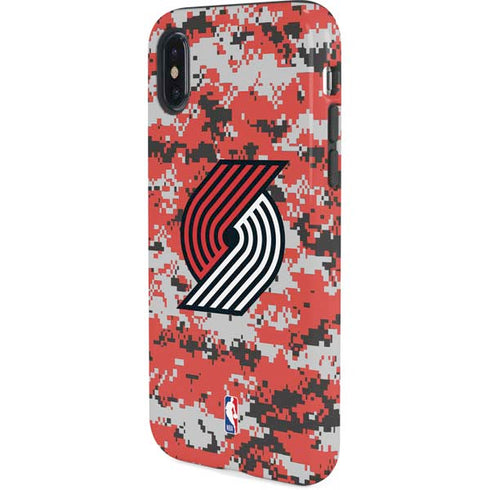 NBA Portland Trail Blazers Digi Camo iPhone XS Pro Case