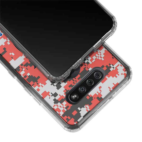 NBA Portland Trail Blazers Digi Camo LG K51/Q51 Clear Case
