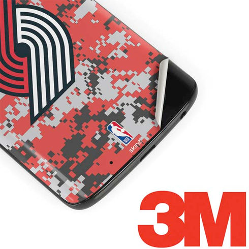 NBA Portland Trail Blazers Digi Camo Moto G6 Skin