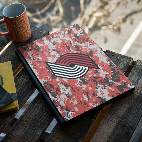 NBA Portland Trail Blazers Digi Camo MSI GS65 Stealth Laptop Skin