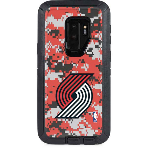 NBA Portland Trail Blazers Digi Camo Otterbox Defender Galaxy Skin