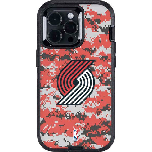 NBA Portland Trail Blazers Digi Camo Otterbox Defender iPhone Skin
