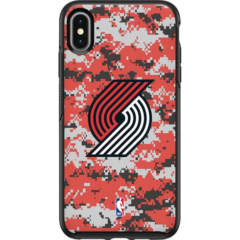 NBA Portland Trail Blazers Digi Camo Otterbox Symmetry iPhone Skin