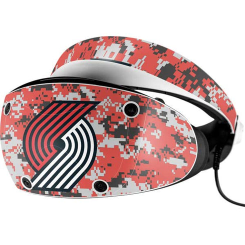 NBA Portland Trail Blazers Digi Camo PlayStation VR2 Skin