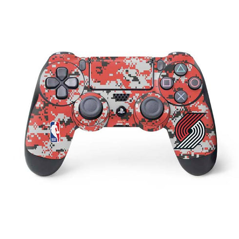 NBA Portland Trail Blazers Digi Camo PS4 Controller Skin