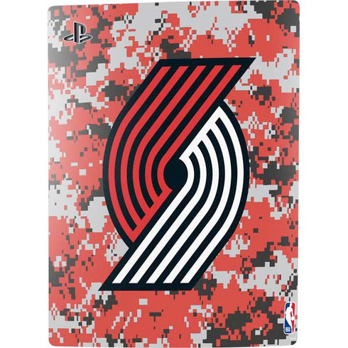 NBA Portland Trail Blazers Digi Camo PS5 Digital Edition Console Skin