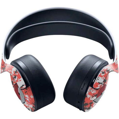 NBA Portland Trail Blazers Digi Camo PULSE 3D Wireless Headset for PS5 Skin
