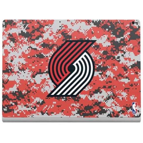 NBA Portland Trail Blazers Digi Camo Surface Book 2 13.5in Skin