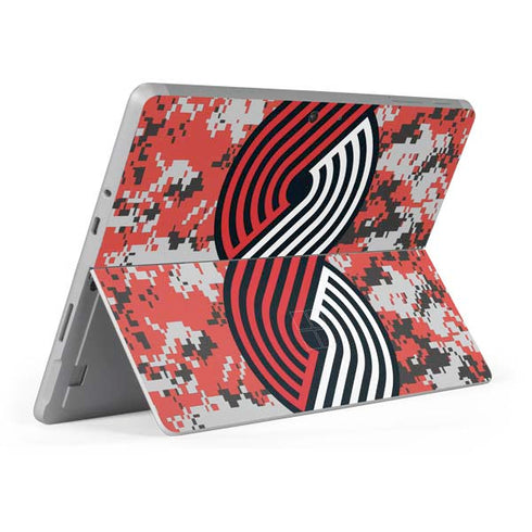 NBA Portland Trail Blazers Digi Camo Surface Go Skin