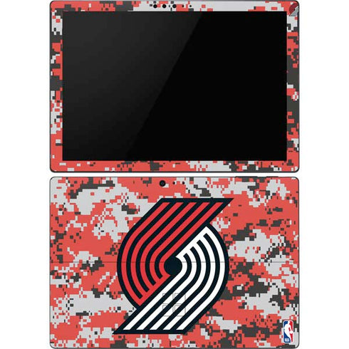 NBA Portland Trail Blazers Digi Camo Surface Pro 6 Skin