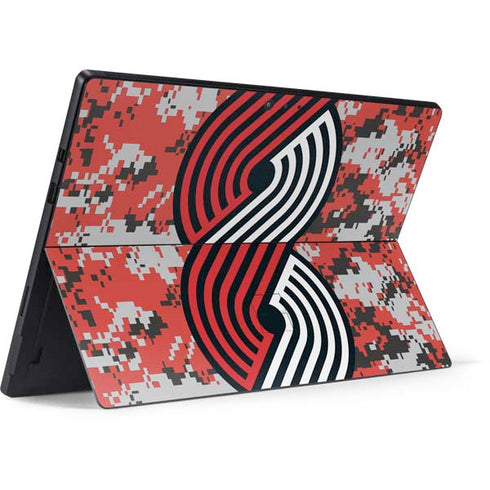 NBA Portland Trail Blazers Digi Camo Surface Pro 6 Skin