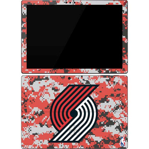 NBA Portland Trail Blazers Digi Camo Surface Pro 7 Skin