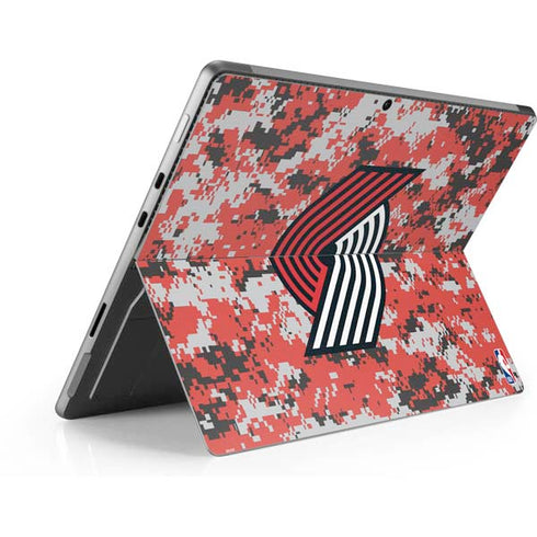 NBA Portland Trail Blazers Digi Camo Surface Pro 8 Skin