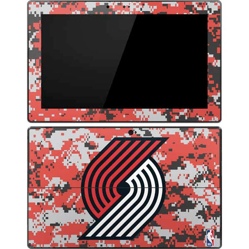 NBA Portland Trail Blazers Digi Camo Surface Pro Tablet Skin