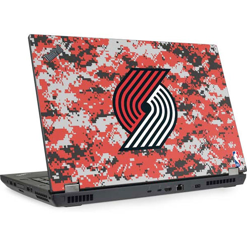 NBA Portland Trail Blazers Digi Camo Lenovo ThinkPad Skin