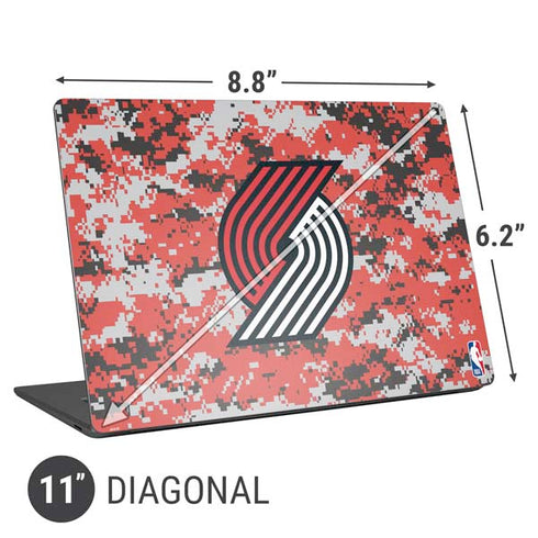NBA Portland Trail Blazers Digi Camo Universal Laptop 11in (8.8 x 6.2in) Skin