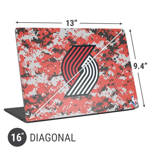 NBA Portland Trail Blazers Digi Camo Universal Laptop 16in (13 x 9.4in) Skin
