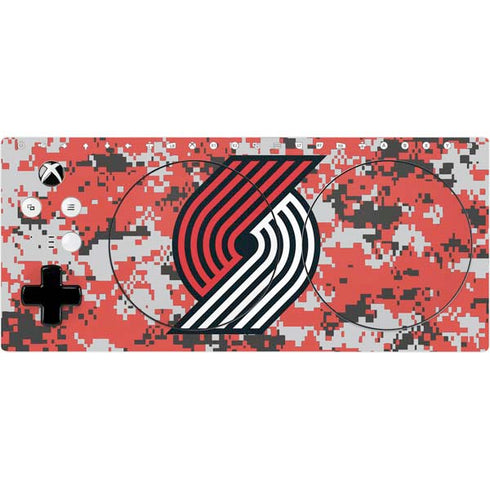 NBA Portland Trail Blazers Digi Camo Xbox Adaptive Controller Skin