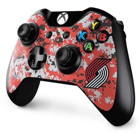 NBA Portland Trail Blazers Digi Camo Xbox One Controller Skin