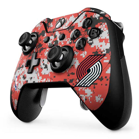 NBA Portland Trail Blazers Digi Camo Xbox One Elite Controller Skin