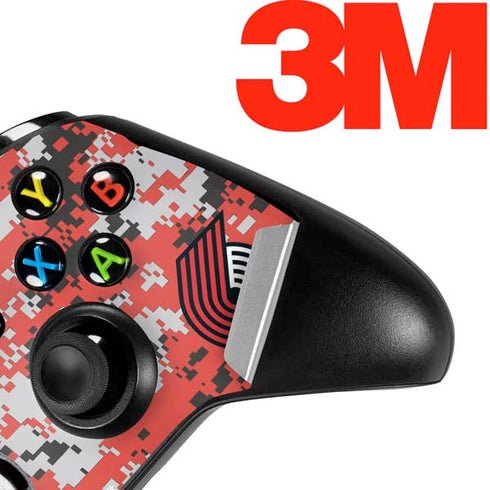 NBA Portland Trail Blazers Digi Camo Xbox One X Controller Skin