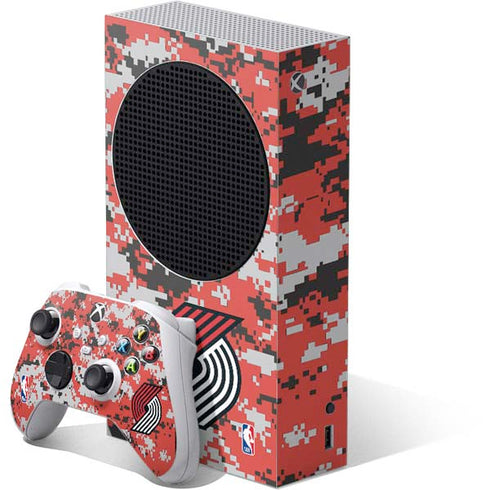 NBA Portland Trail Blazers Digi Camo Xbox Series S Bundle Skin