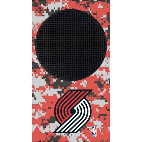 NBA Portland Trail Blazers Digi Camo Xbox Series S Console Skin