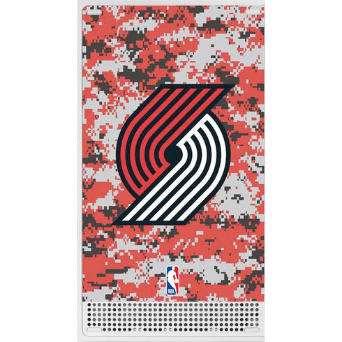 NBA Portland Trail Blazers Digi Camo Xbox Series S Console Skin