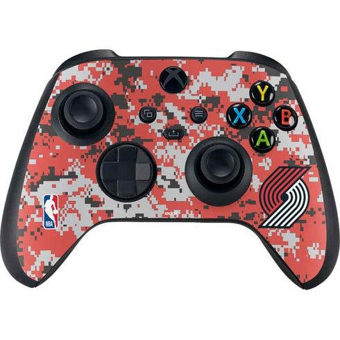 NBA Portland Trail Blazers Digi Camo Xbox Series X Bundle Skin