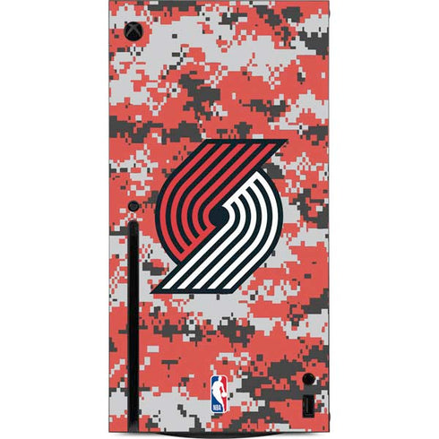 NBA Portland Trail Blazers Digi Camo Xbox Series X Console Skin