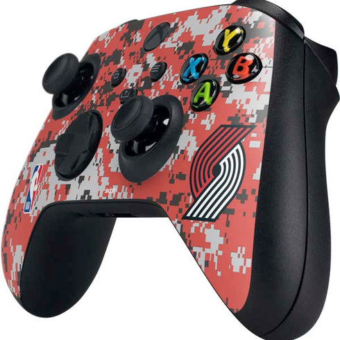 NBA Portland Trail Blazers Digi Camo Xbox Series X Controller Skin