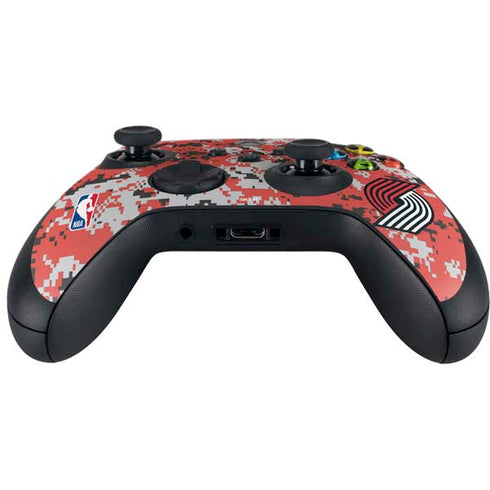 NBA Portland Trail Blazers Digi Camo Xbox Series X Controller Skin