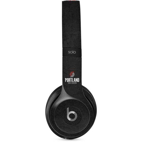 NBA Portland Trail Blazers Distressed Beats Solo 2 Wired Skin