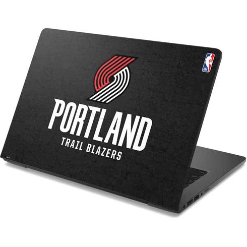 NBA Portland Trail Blazers Distressed Dell Chromebook Skin