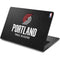 NBA Portland Trail Blazers Distressed Dell Chromebook Skin