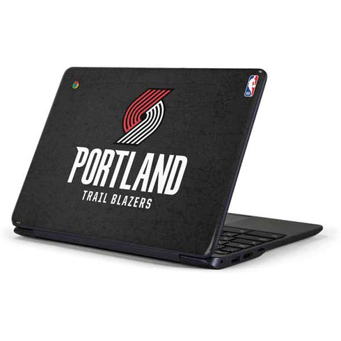 NBA Portland Trail Blazers Distressed Samsung Chromebook Skin