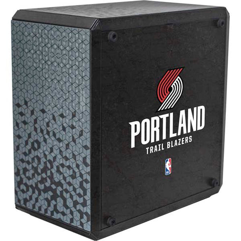 NBA Portland Trail Blazers Distressed Cooler Master MasterBox Q300L Mini Tower Skin