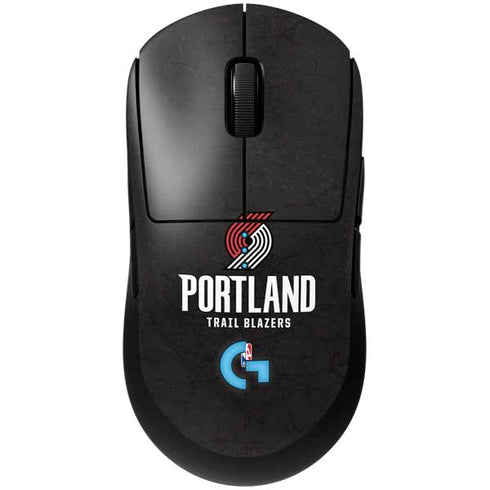 NBA Portland Trail Blazers Distressed G Pro Wireless Gaming Mouse Skin