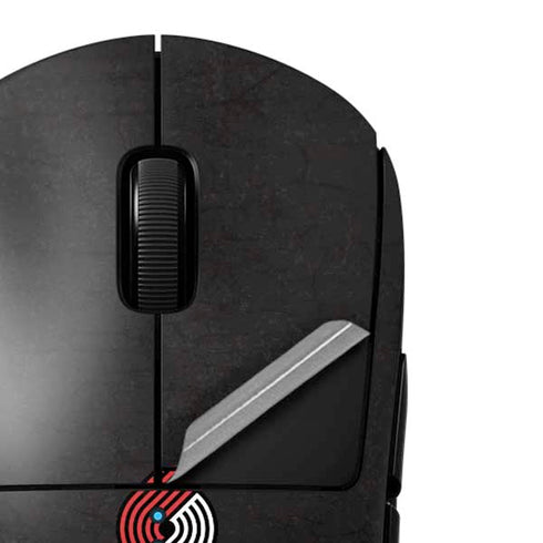 NBA Portland Trail Blazers Distressed G Pro Wireless Gaming Mouse Skin