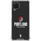 NBA Portland Trail Blazers Distressed Galaxy A12 Clear Case