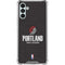 NBA Portland Trail Blazers Distressed Galaxy A13 5G Clear Case