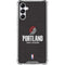 NBA Portland Trail Blazers Distressed Galaxy A14 5G Clear Case